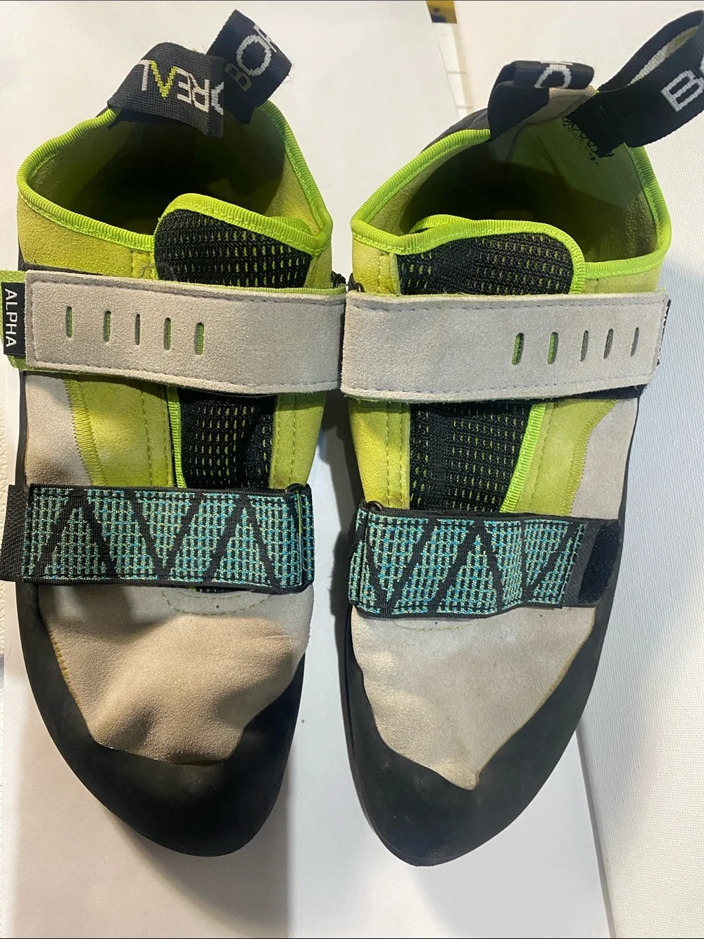 Boreal Alpha rock climbing shoes